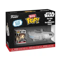   Funko Bitty POP! Ride: Star Wars - Han Solo w/Millenium Falcon figura