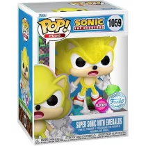 Funko POP Plus Sonic - Super Sonic wEmeralds figura