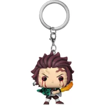   Funko POP! Keychain: Demon Slayer - Tanjiro (Sun Breathing) kulcstartó