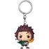 Funko POP! Keychain: Demon Slayer - Tanjiro (Sun Breathing) kulcstartó