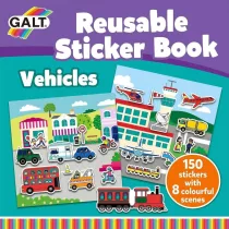   Galt - Vehicles(Járművek) újrafelhasználható matricás könyv