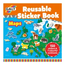 Reusable Sticker Book - Maps