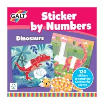 Sticker By Numbers - Dinosaurs