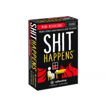   Shit Happens: Mind meghalunk! társasjáték | Fekete humorú partijáték felnőtteknek