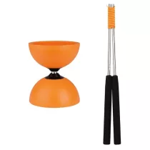 Henry's Jazz diabolo szett alu pálcával, narancs