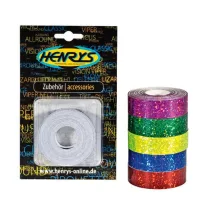 Henry's Glitter dekorszalag, 10m, sárga