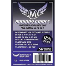  Mayday Games Premium USA méretű kártyavédő 56 x 87 mm (50 db-os csomag)