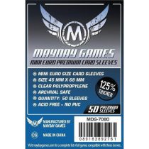   Mayday Games Premium Mini Euro kártyavédő (50 db-os csomag) 45 x 68 mm