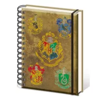 Harry Potter (HOGWARTS CREST & FOUR HOUSES) A5 füzet