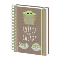   Star Wars: The Mandalorian (CUTEST IN THE GALAXY) A5 jegyzetfüzet