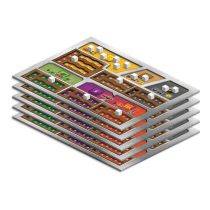   Csúszásmentes játékostáblák A Mars Terraformálása társasjátékhoz