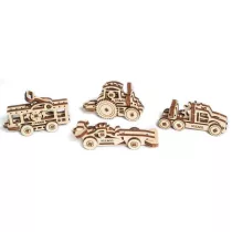 UGEARS mini stresszlevezető modellek - Járművek (4db)
