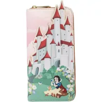   Loungefly Disney: Snow White with Castle körbe cipzáras pénztárca