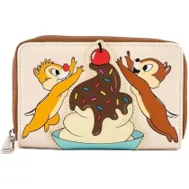   Loungefly Disney: Chip & Dale - Cherry körbe cipzáras pénztárca