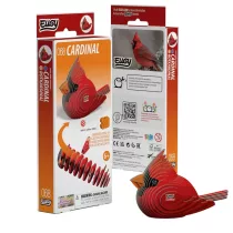 EUGY Vörös kardinálispinty 3D puzzle