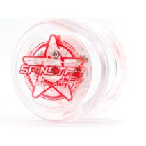 YoYoFactory Spinstar LED áttetsző/piros yo-yo