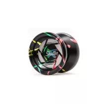 YoYoFactory- Shutter Splash - fekete/szivárvány yoyo